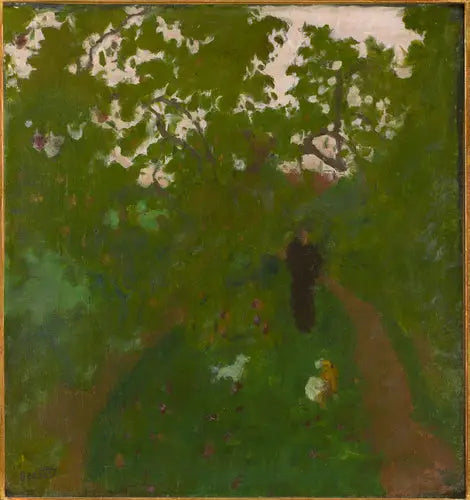 Gåtur i haven - Pierre Bonnard