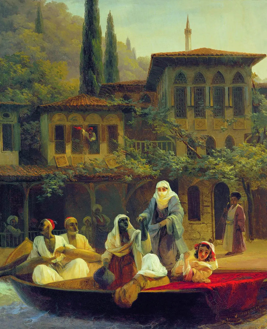 Bådtur ved Kumkapi i Konstantinopel - Ivan Aïvazovski