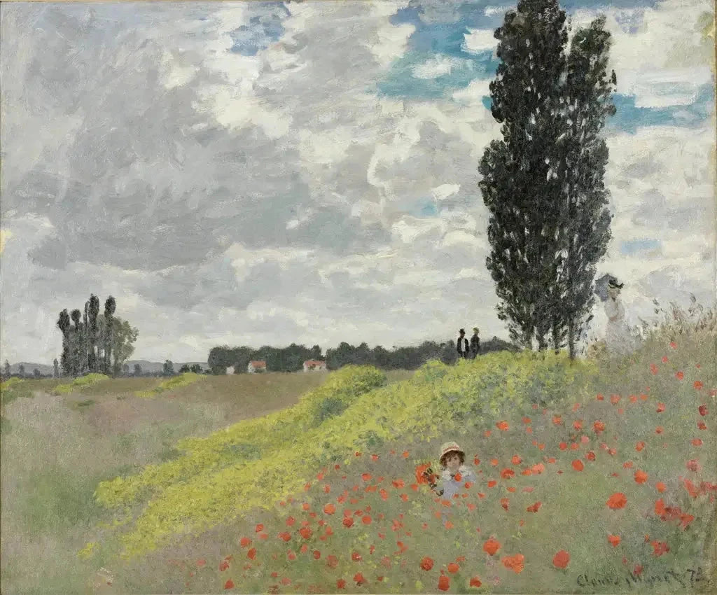 La Promenade dans les prairies à Argenteuil W276 par Claude Monet, 1873, RISD Museum