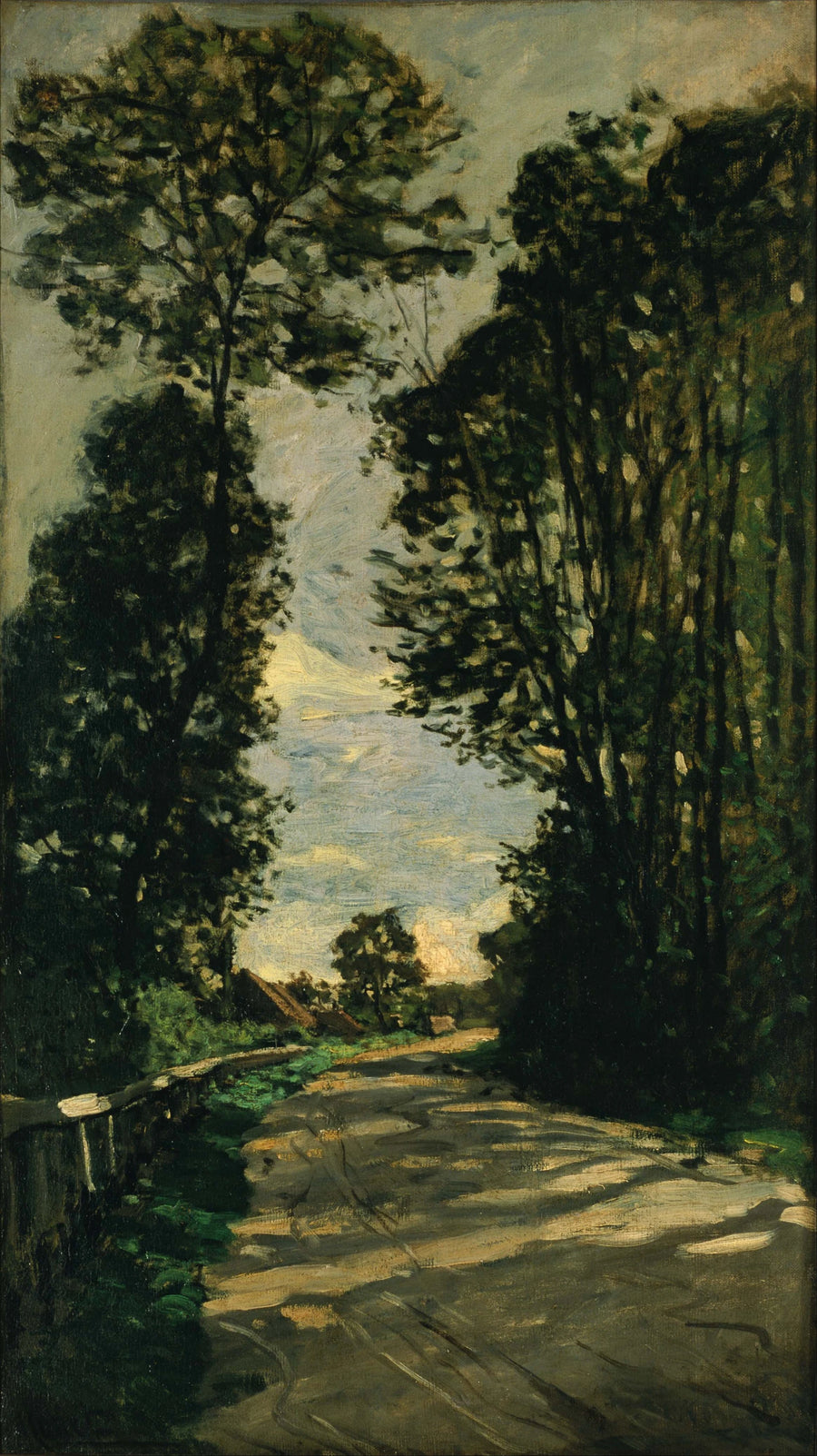 Gåtur, vej til Saint-Siméon gården W29 - Claude Monet