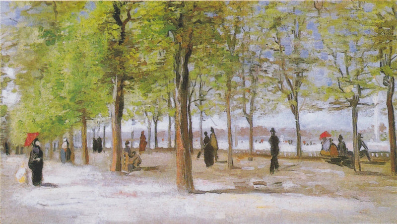 Spadserende i Luxembourg-haven - Vincent van Gogh