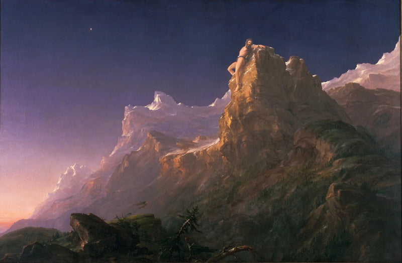 Prométhéus i lænker - Thomas Cole