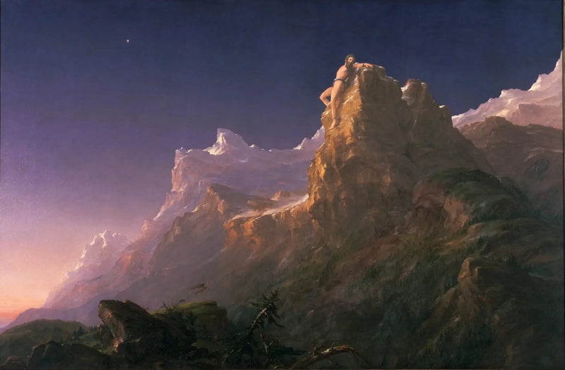 Prométhéus i lænker - Thomas Cole