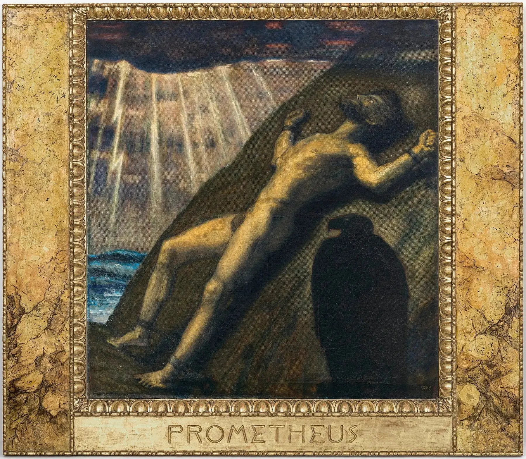 Prometheus - Franz Von Stuck image 1 tableau peint à l’huile sur toile