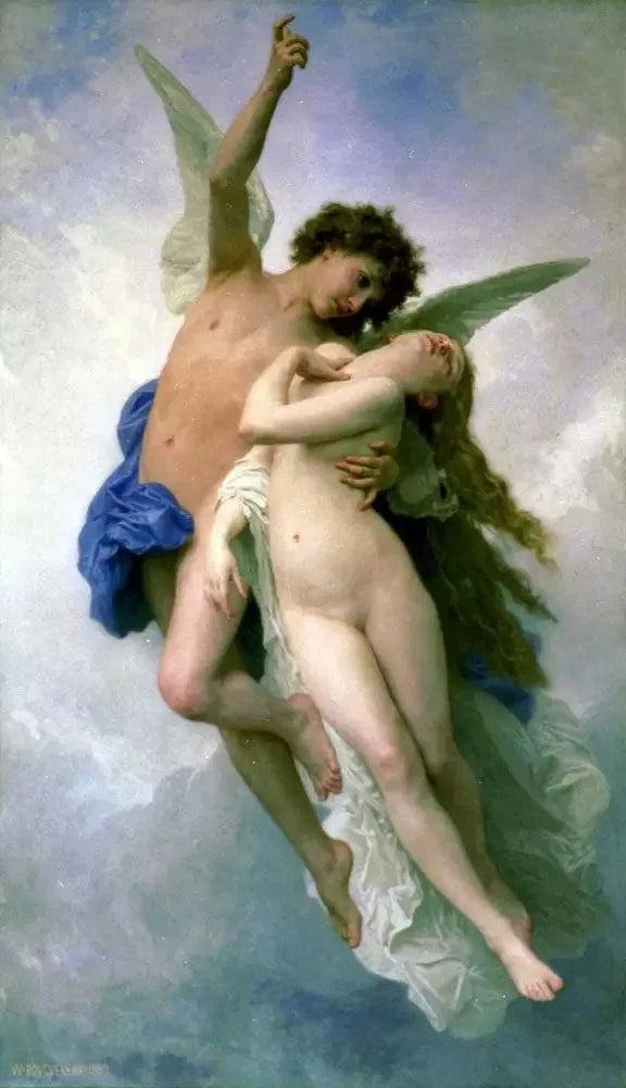 Psyche og Kærligheden - Bouguereau