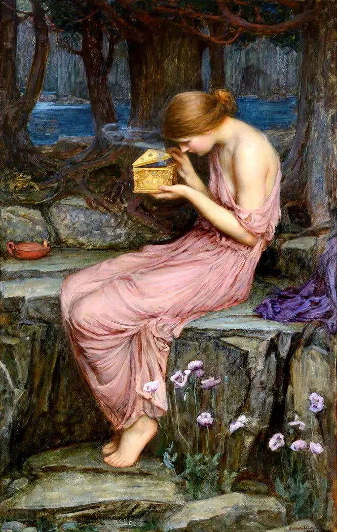 Psyche åbner den gyldne kasse - John William Waterhouse