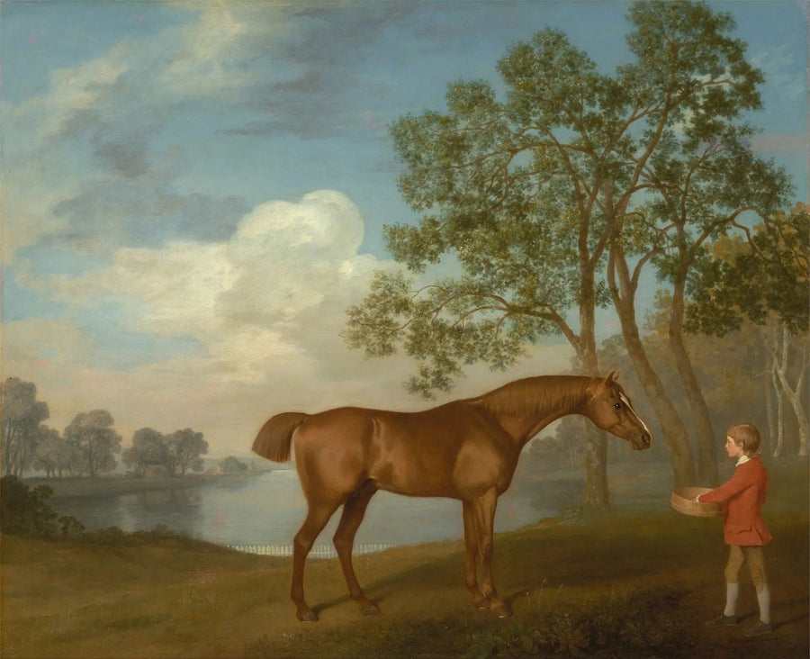 Pumpkin med en stalddreng - George Stubbs
