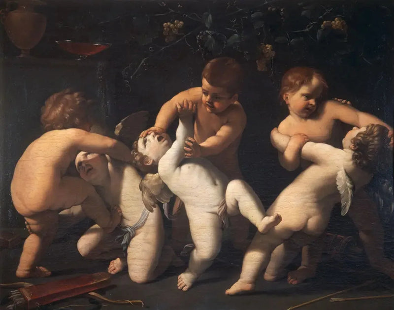 Putti kæmpere - Guido Reni