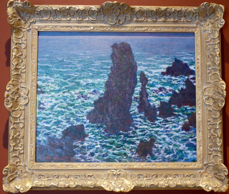 Pyramiderne i Port-Coton W1086 - Claude Monet
