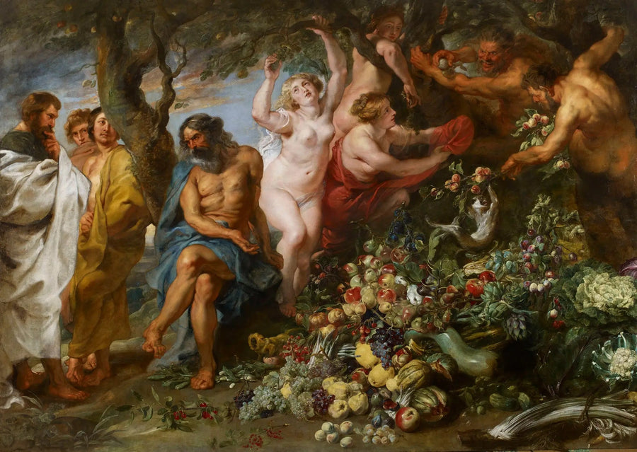 Pythagoras, der promoverer vegetarisme - Peter Paul Rubens