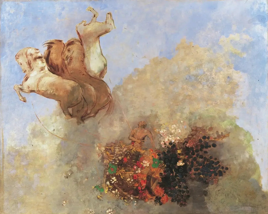 Quadrige, Apollons vogn - Odilon Redon
