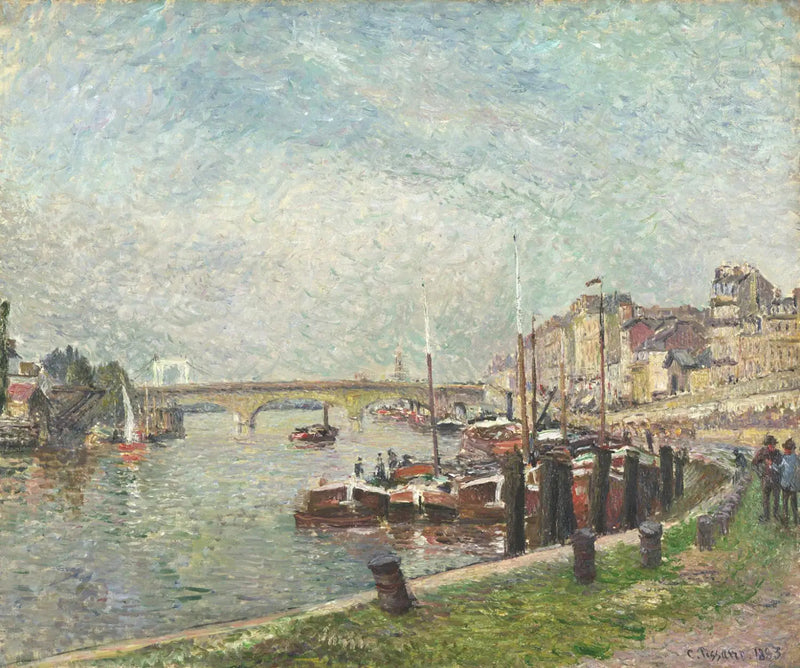 Napoléon Kaj, Rouen - Camille Pissarro