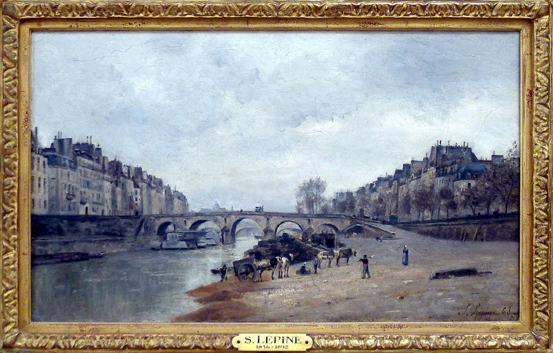 Quais des Célestins, med Marie-broen - Stanislas Lépine