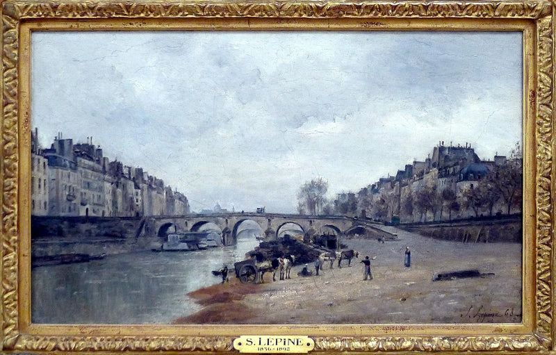 Quais des Célestins, med Marie-broen - Stanislas Lépine