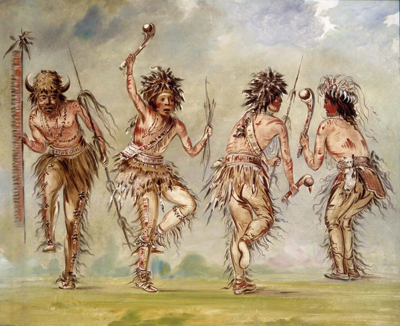 Fire dansere - George Catlin