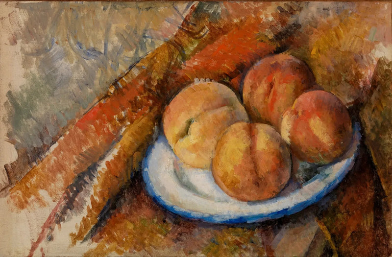 Fire ferskner på en tallerken - Paul Cézanne