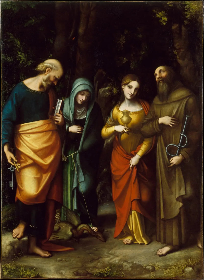Fire hellige - Antonio da Correggio