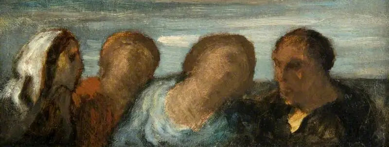 Fire hoveder - Honoré Daumier