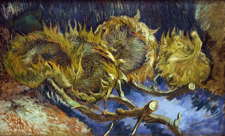 Fire visne solsikker - Vincent van Gogh