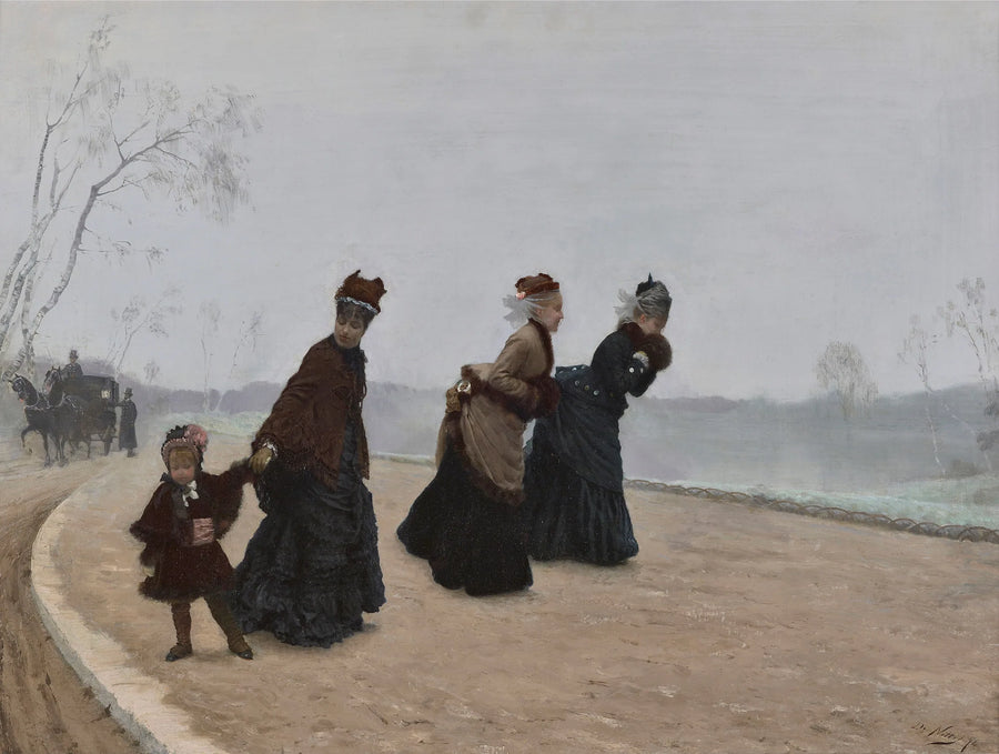 Hvor koldt! - Giuseppe De Nittis