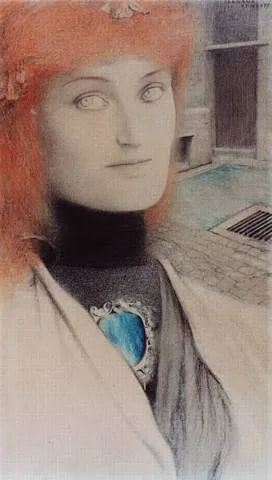 Hvem vil frigøre mig? - Fernand Khnopff
