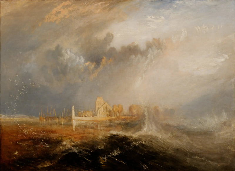 Quillebeuf, Seinen udmunding. - J. M. W. Turner