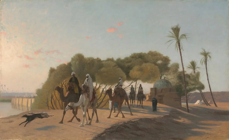 Forlade oasen - Jean-Léon Gérôme