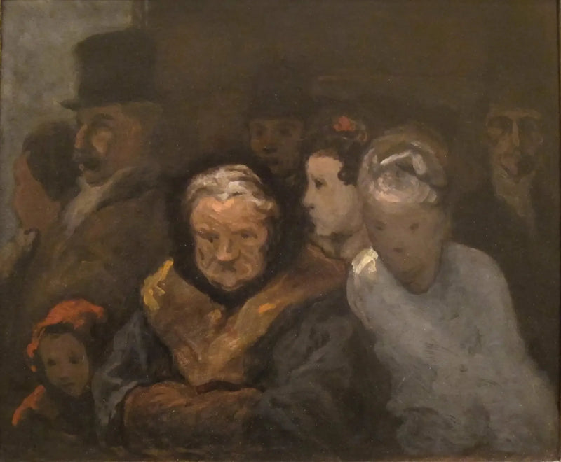 Forladte teatret - Honoré Daumier