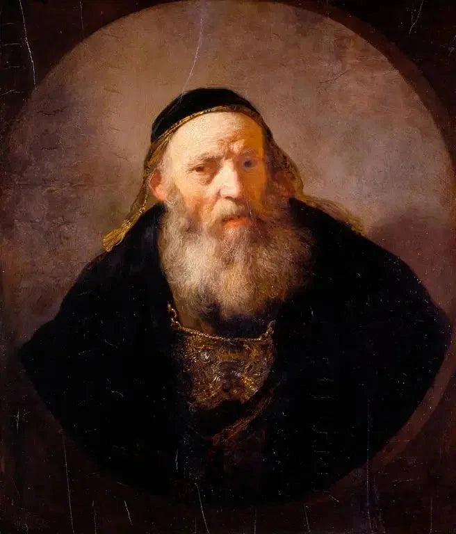 Portræt af en rabbi - Rembrandt