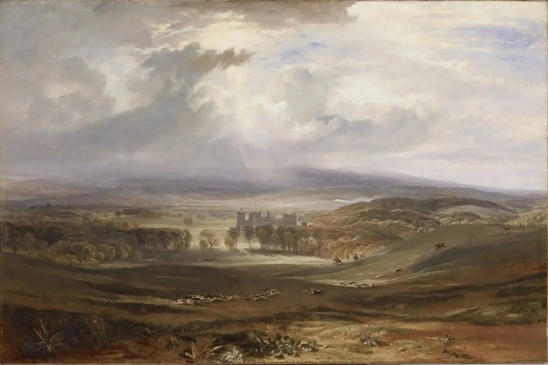 Raby Castle, sædet for jarlen af Darlington - J. M. W. Turner