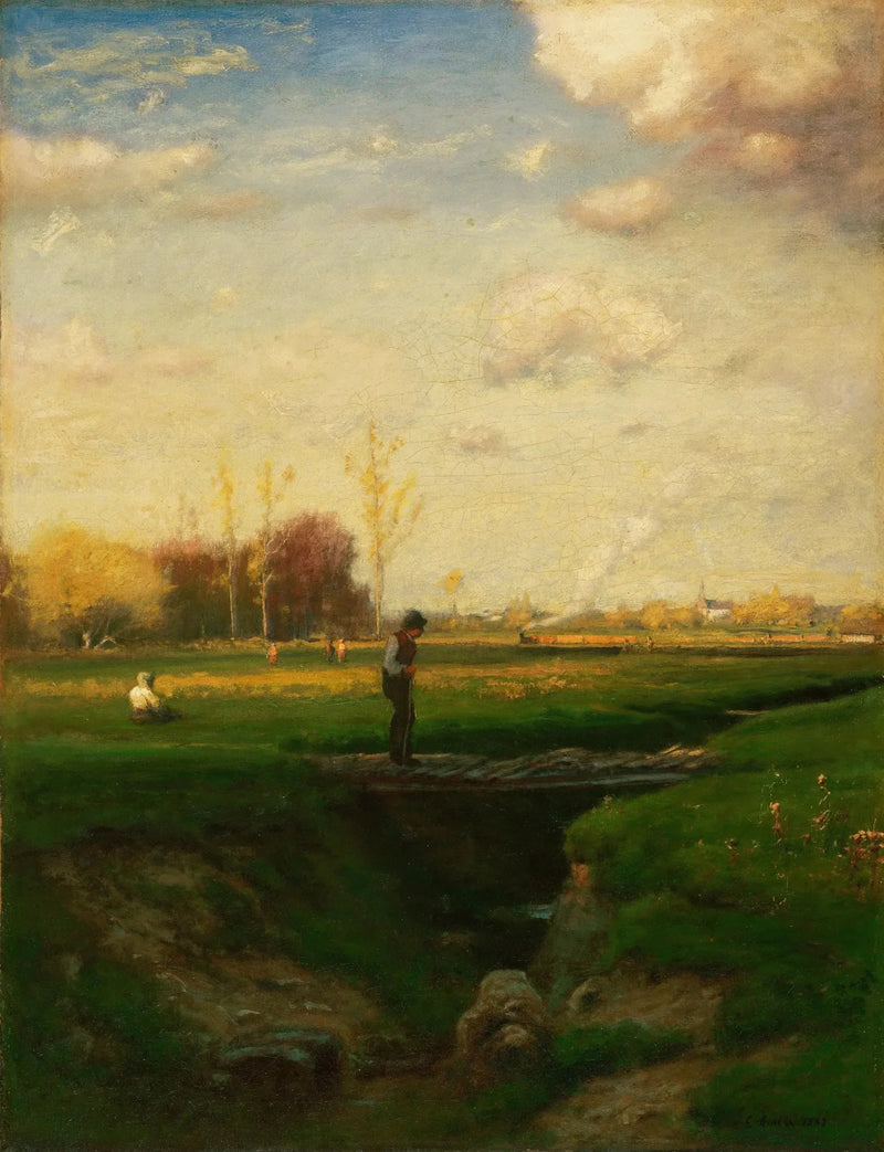 Raccourci, stationen i Watchung, New Jersey - George Inness