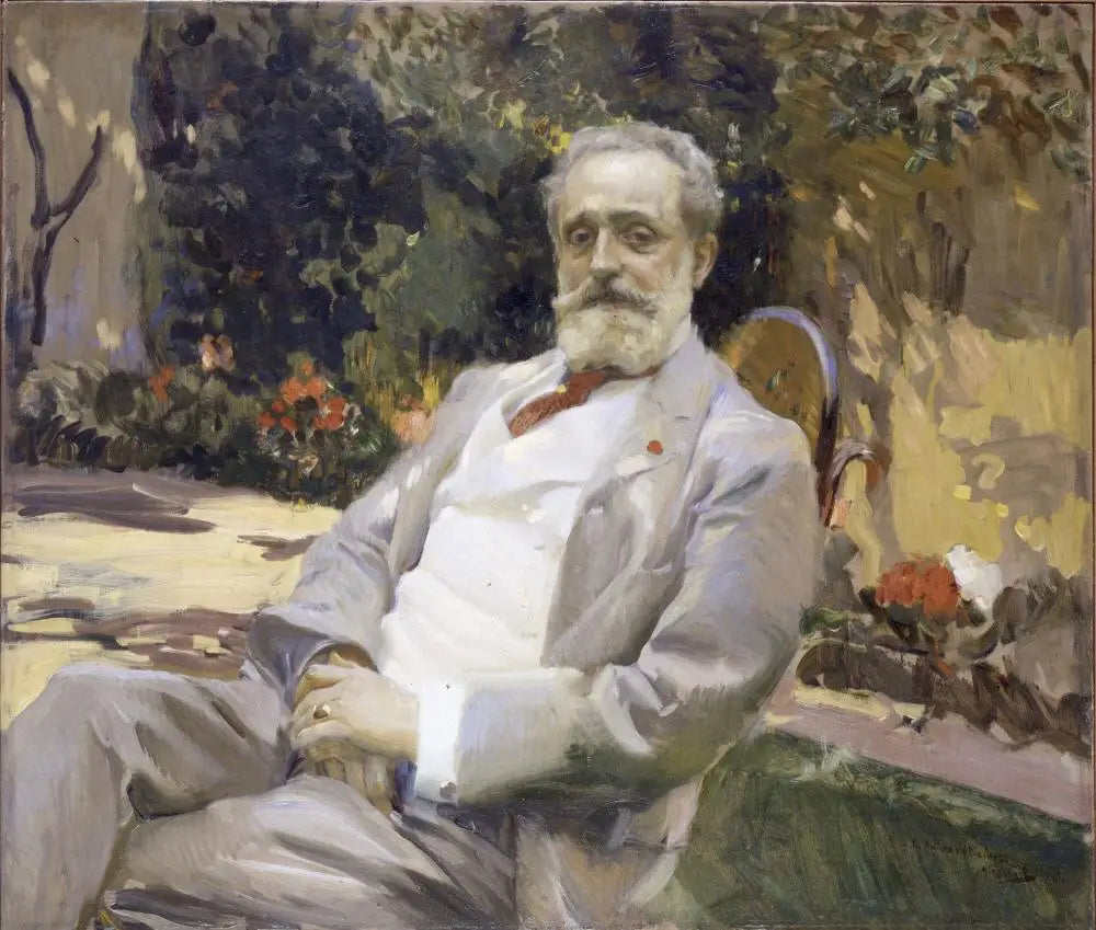 Reproduction du tableau « Raimundo de Madrazo y Garreta - Joaquín Sorolla » par Alpha Reproduction en peinture à l’huile