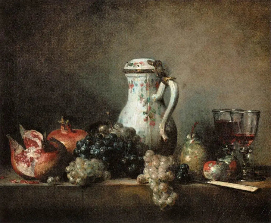 Rosiner og Granatæbler - Jean Siméon Chardin