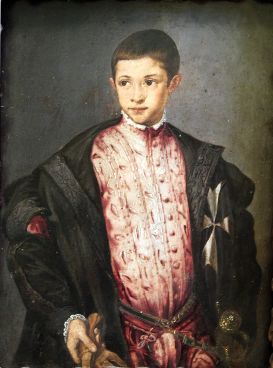 Ranuccio Farnese (1530-1565) i en alder af 12 år - Francesco Salviati