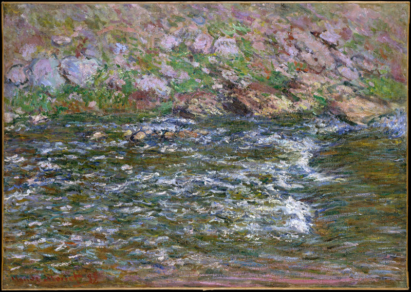 Hurtige på den lille hulning ved Fresselines - Claude Monet