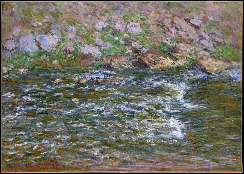 Hurtige på den lille hulning ved Fresselines - Claude Monet