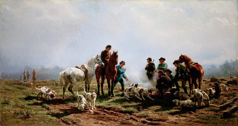 Rassemblement pour la chasse - Rosa Bonheur
