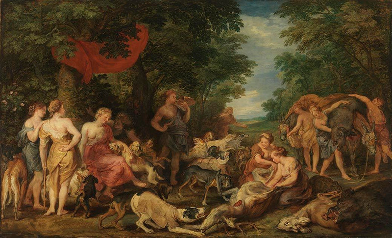 Rast der Diana nach der Jagd - Jan Brueghel l’Ancien