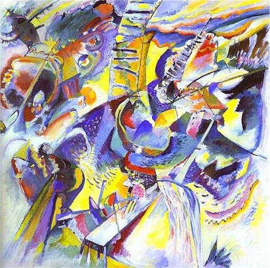 Ravin Improvisation 1914 - Vassily Kandinsky - Reproduktioner af malerier og højkvalitets malerier