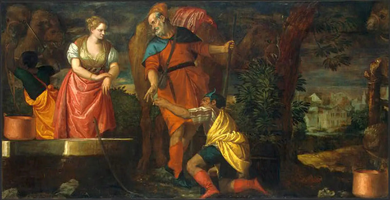Rebecca ved brønden - Paul Véronèse