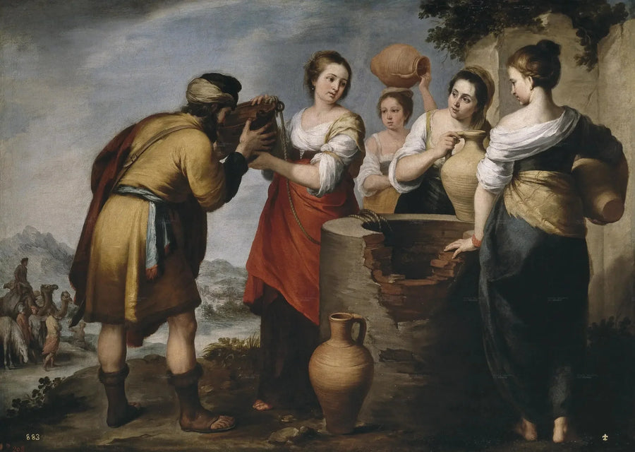 Rebecca og Eliezer - Bartolomé Esteban Murillo