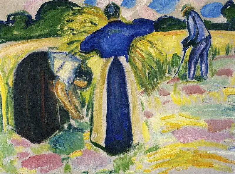 Høst af majs - Edvard Munch