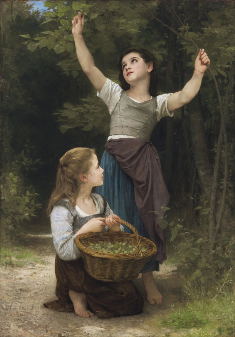 Hasselnøddehøst - Bouguereau