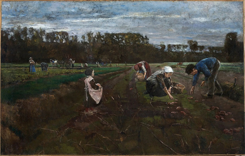 Kartoffeludbytte - Max Liebermann