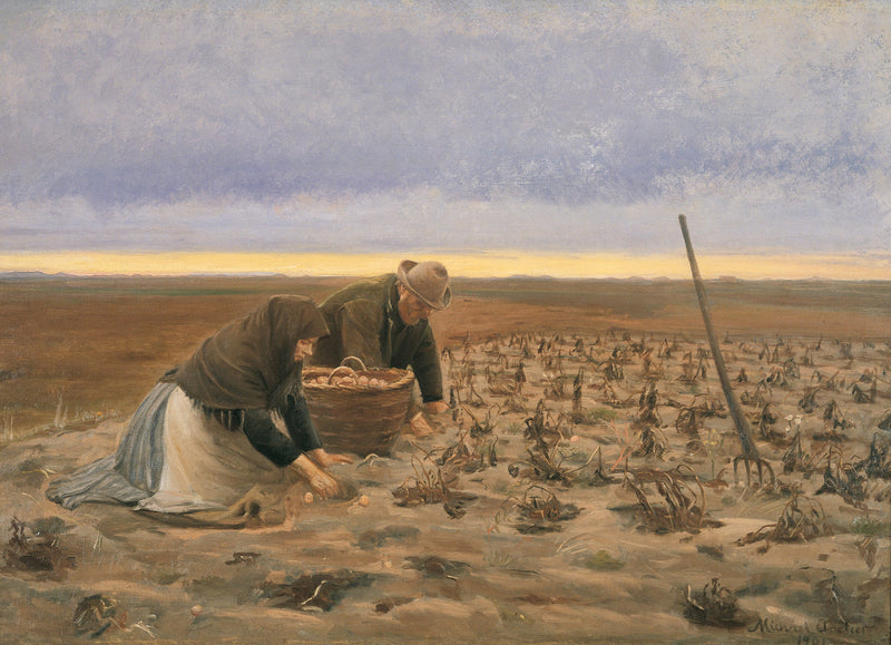 Kartoffelhøst - Michael Peter Ancher
