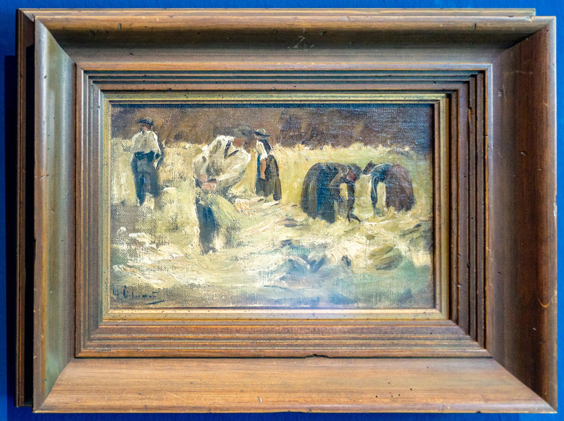 Høst af korn - Max Liebermann