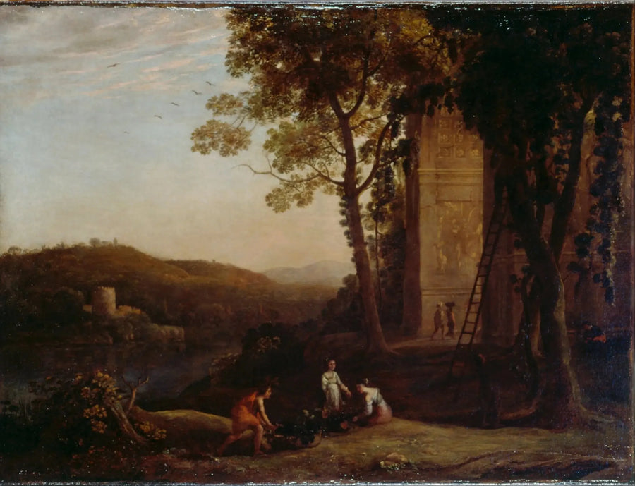 Vintersamling - Claude Lorrain