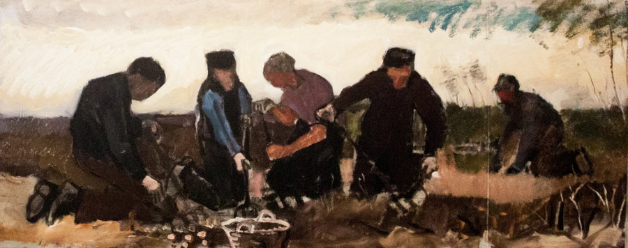 Kartoffelhøst (fem cifre) - Vincent van Gogh