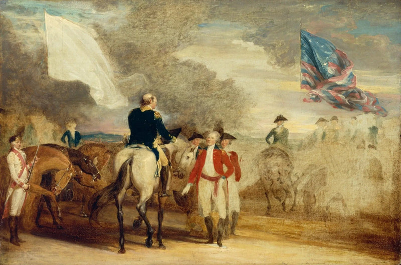 Cornwallis' overgivelse ved Yorktown - John Trumbull