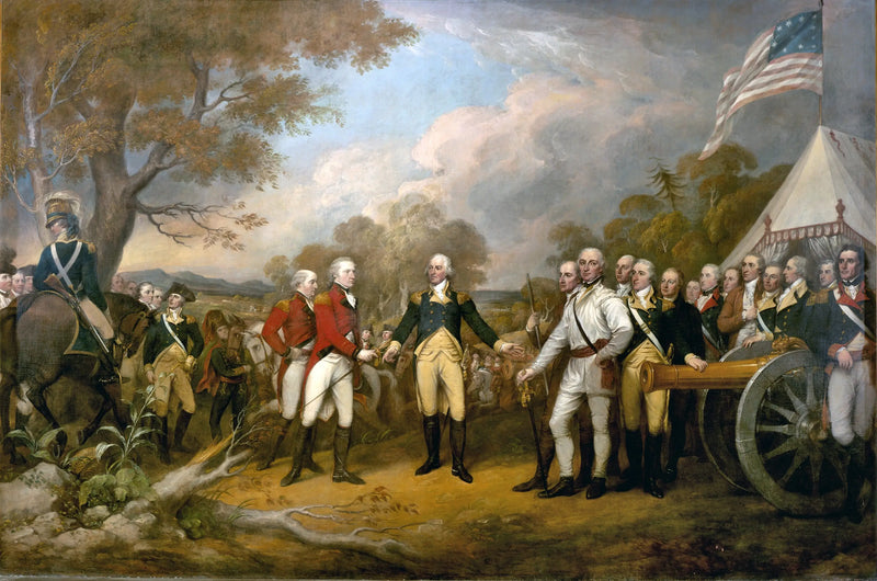 Kapitulationen af general Burgoyne - John Trumbull